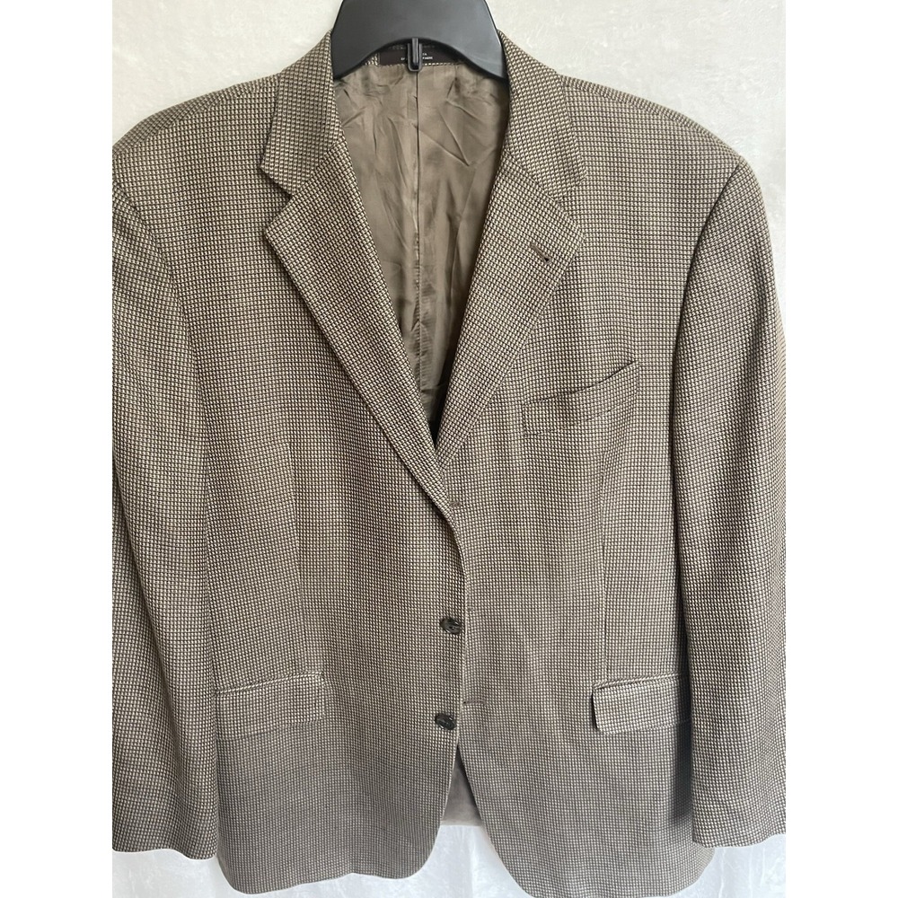 Joseph Abboud Mens Blazer Sport Coat 3 Button Casual Jacket Size 44R Wool Suit